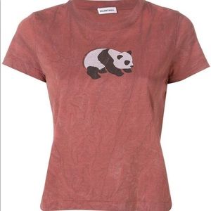 Brand new with tags Balenciaga vulnerable giant panda tee